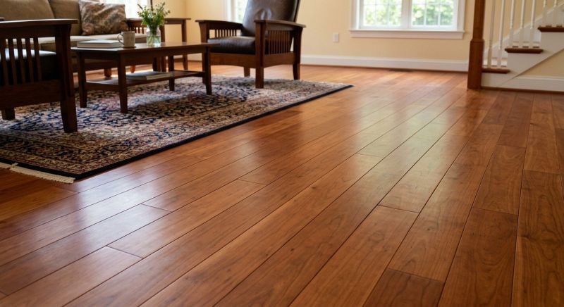 Cherry Floor Installation in Port Ludlow, WA