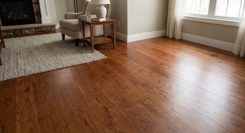 Cherry Floor Installation in Port Ludlow, WA