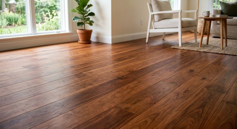 Cherry Floor Installation in Stanwood, WA