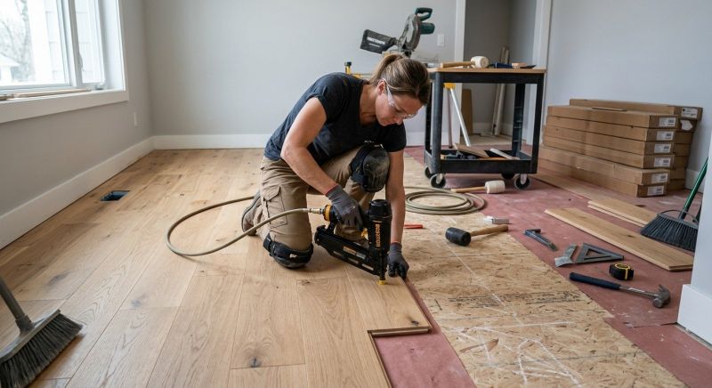 Hardwood Floor Installation in Freeland, WA