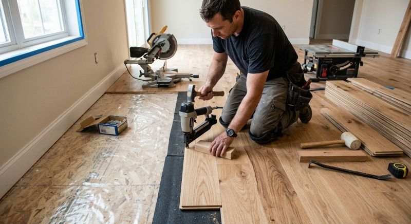 Hardwood Floor Installation in Monroe, WA