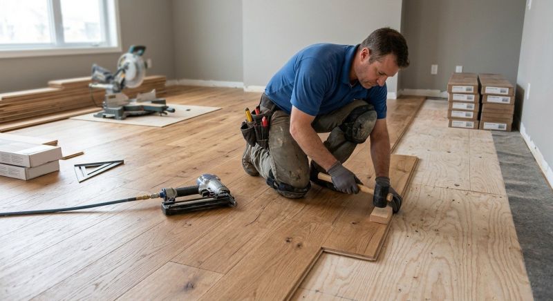 Hardwood Floor Installation in Monroe, WA
