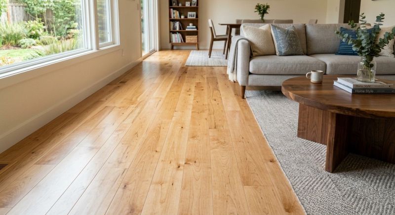 Maple Flooring Installation in Bellevue, WA