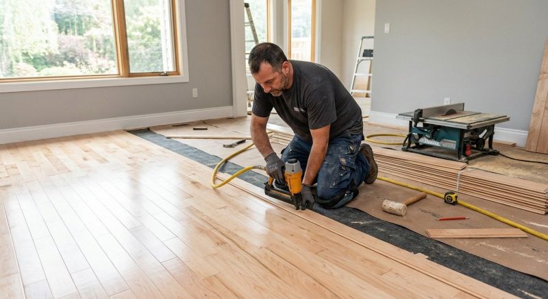 Maple Flooring Installation in Lynnwood, WA