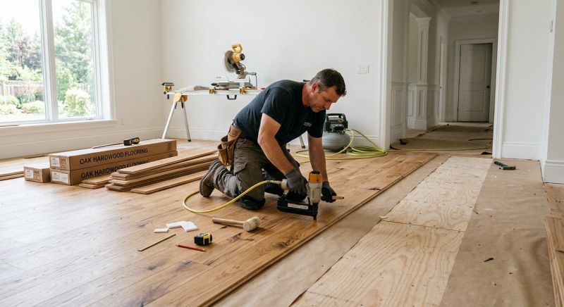 Oak Floor Installation in Duvall, WA