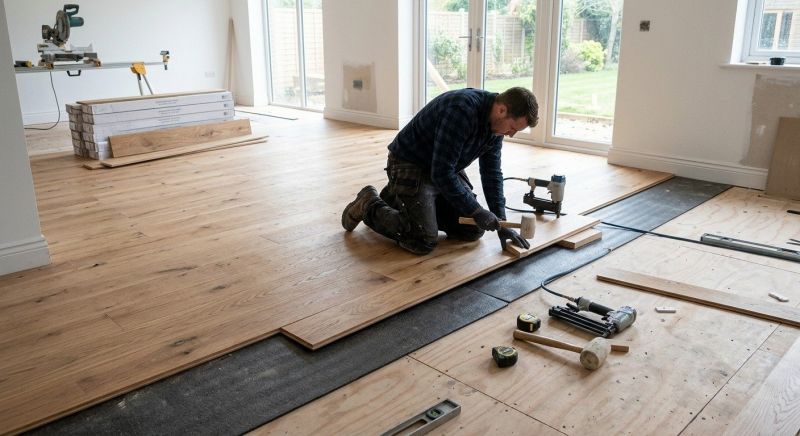 Oak Floor Installation in Marysville, WA