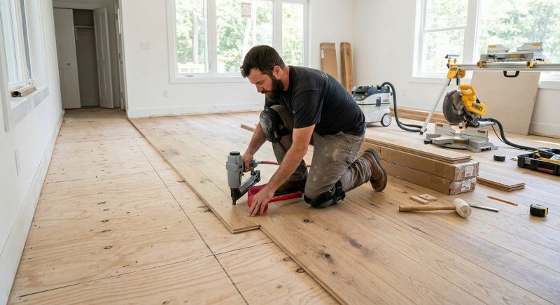 Oak Floor Installation in Monroe, WA