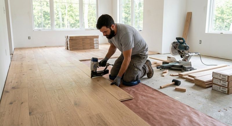 Oak Floor Installation in Sultan, WA