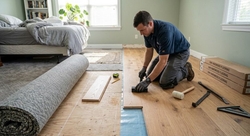 Oak Floor Replacement in Lynnwood, WA