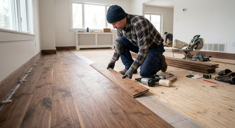 Walnut Flooring Installation in Lynnwood, WA