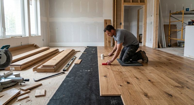 Wide Plank Floor Installation in Lynnwood, WA