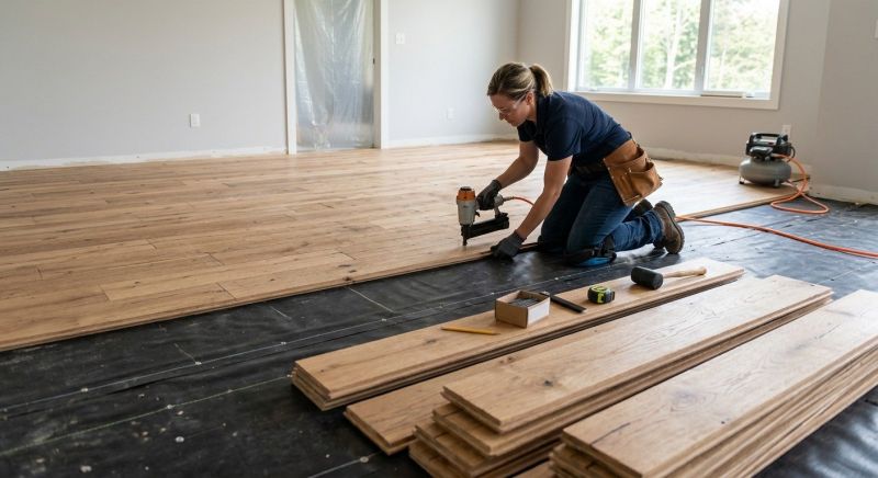 Wide Plank Floor Installation in Lynnwood, WA