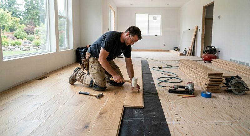 Wood Flooring Installation in Bellevue, WA