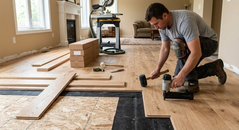 Wood Flooring Installation in Kingston, WA